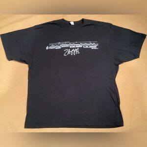 Frank Zappa Retro Band Shirt The Black Page
